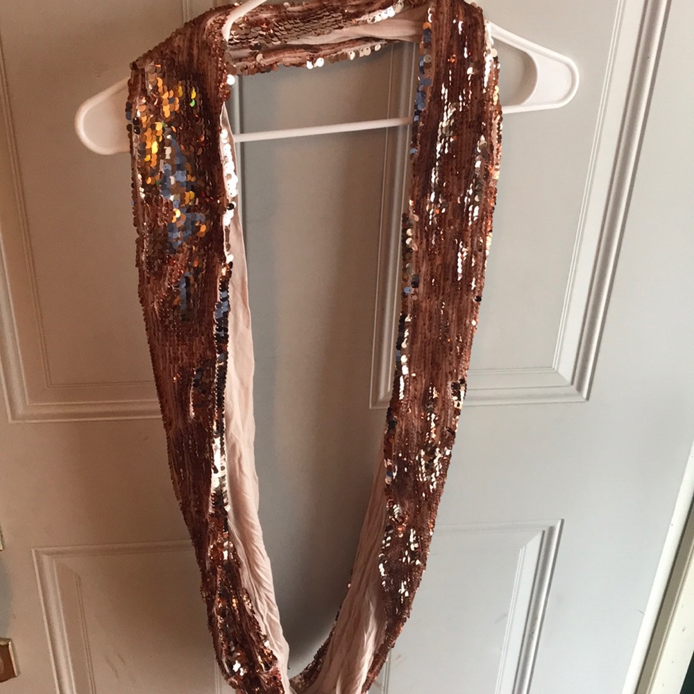 Sequin scarf